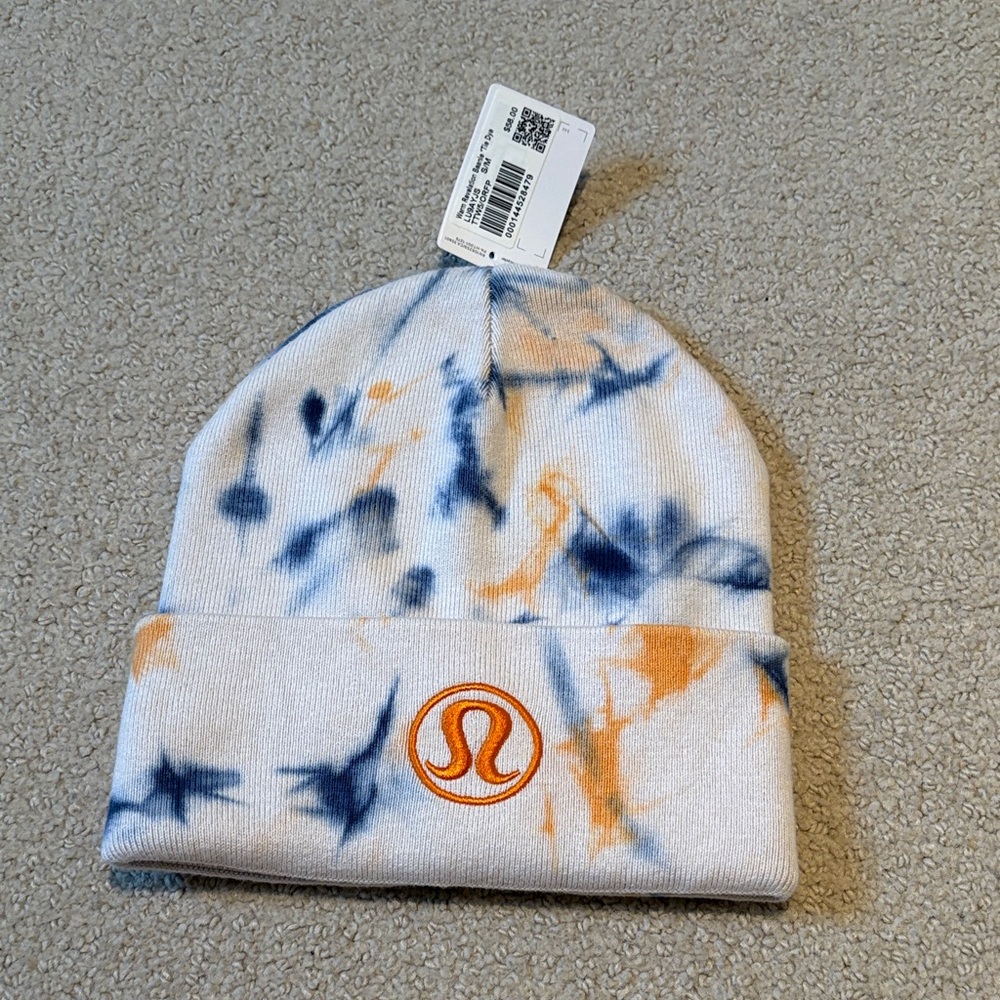 lululemon athletica Kids Beanie - Blue and Orange Tie-Dye